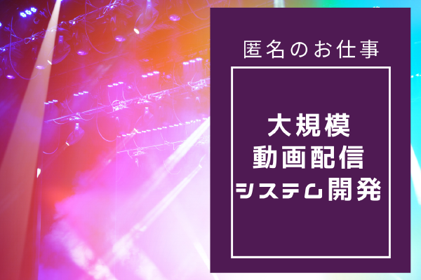 大規模動画配信システム開発